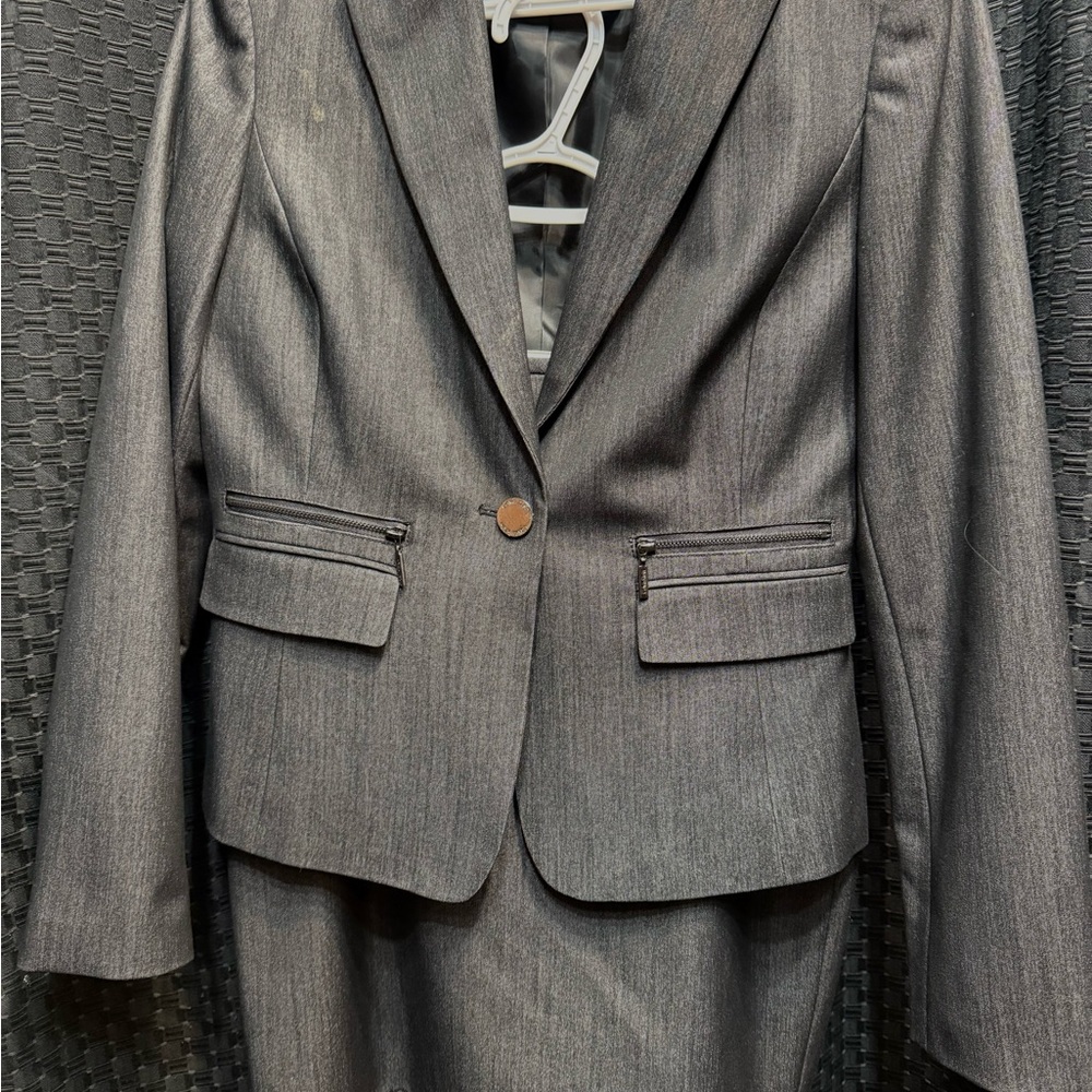 Calvin Klein Charcoal Women’s Suit (jacket and skirt).